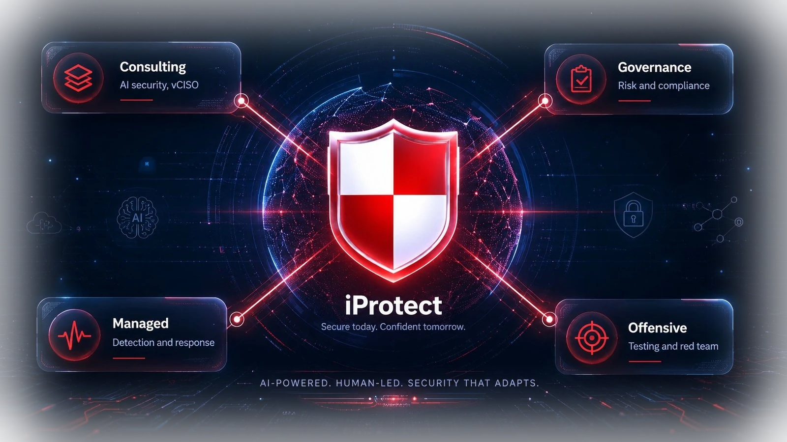iProtect unites consulting, governance, managed and offensive security around one shield
